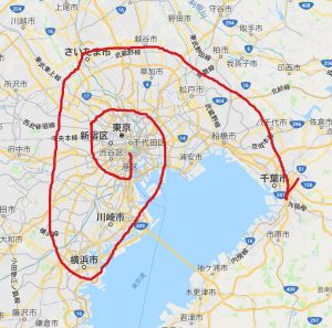 首都圏地価上昇順序
